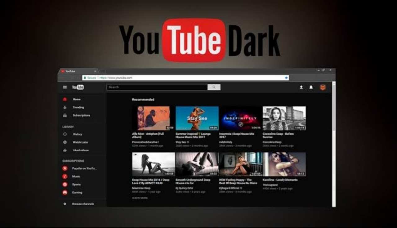 Canal Dark No Youtube
