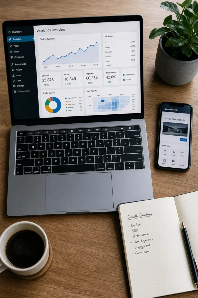 WordPress ou wix: qual cresce mais no seu site